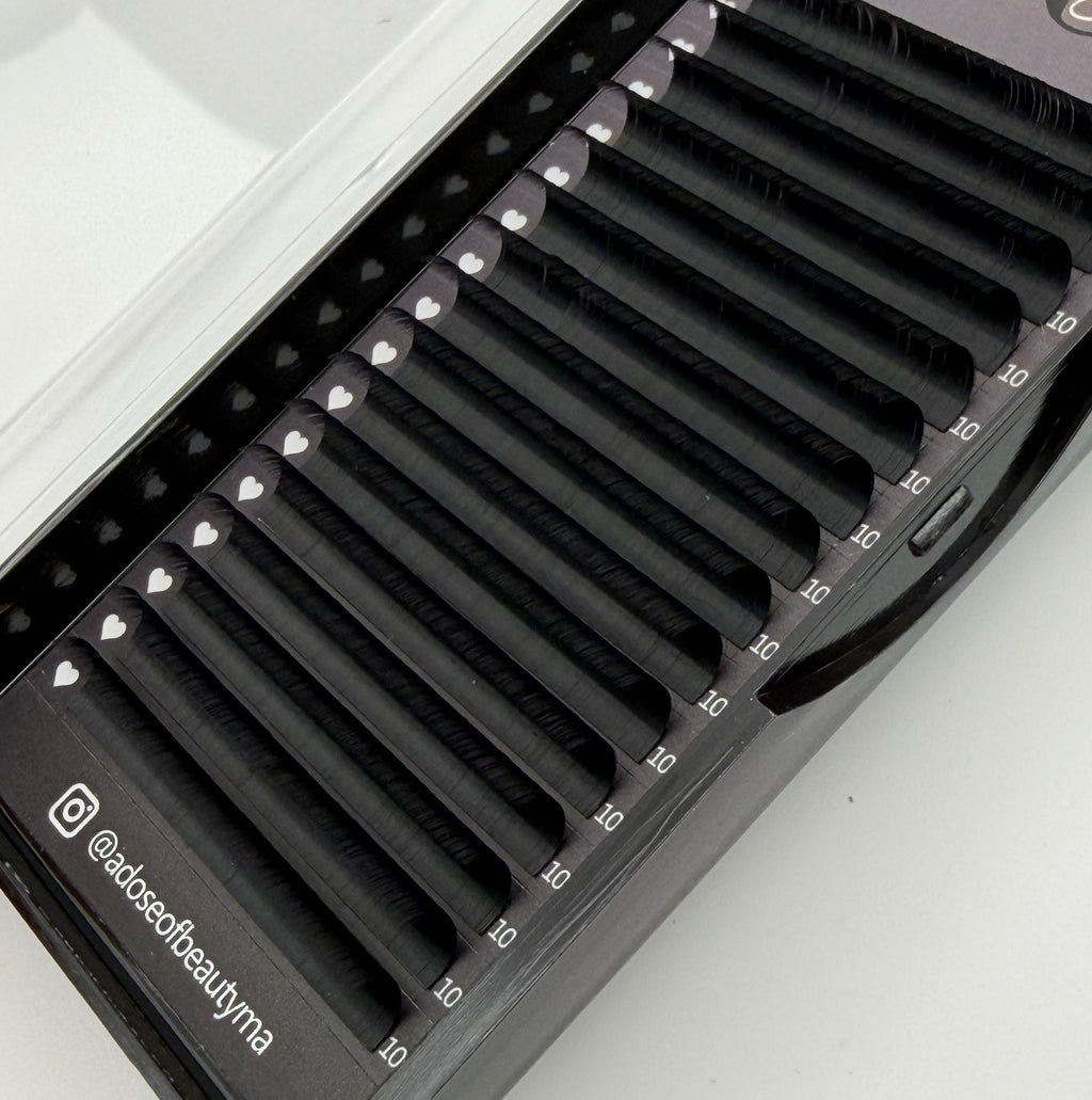 0.05 Cashmere Matte Single Length Lash Tray