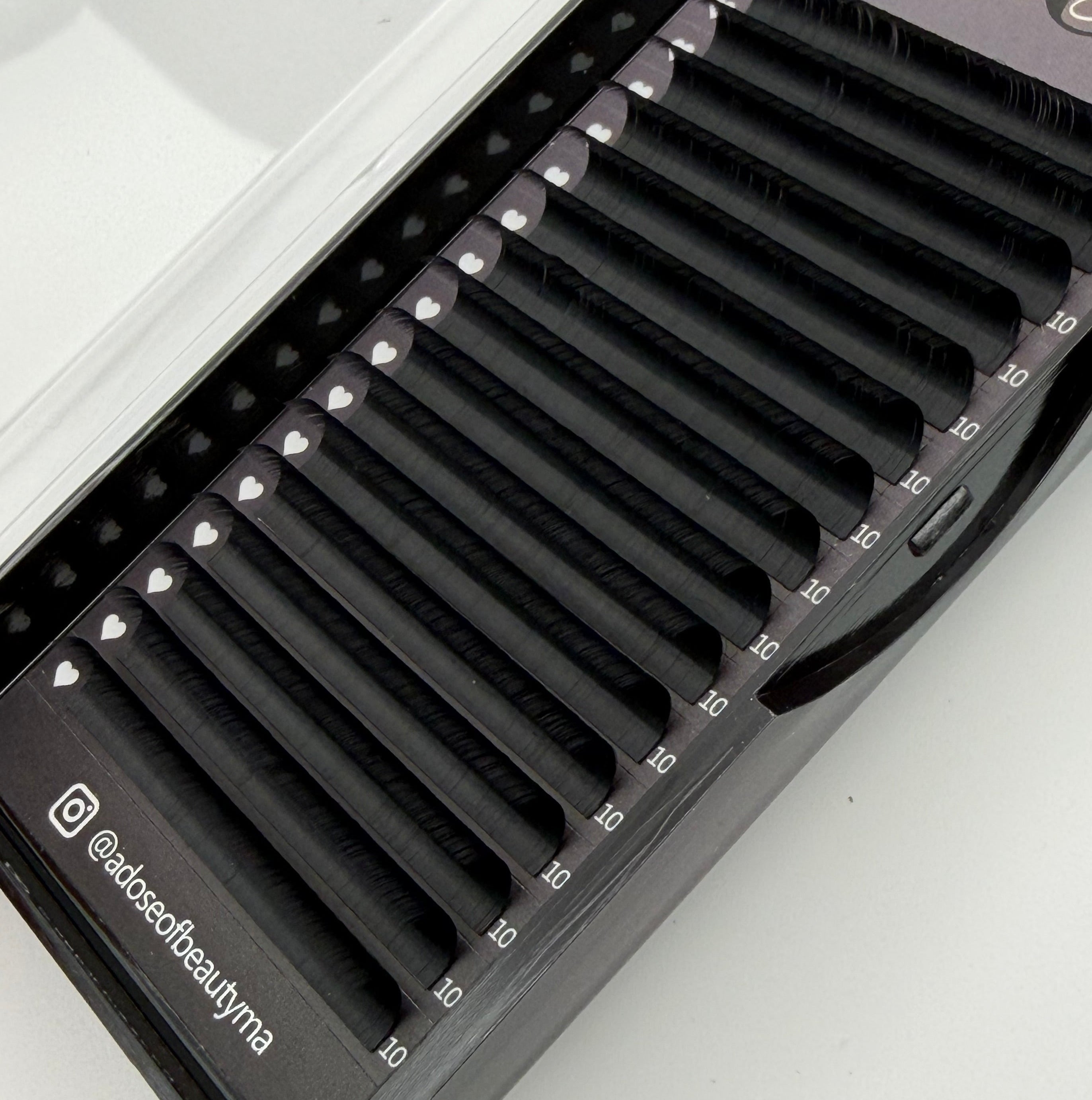 0.05 Cashmere Matte Single Length Lash Tray